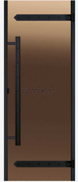 «Дверь стеклянная Harvia DA81901L Legend ALU 8x19 стекло бронза1» – 2