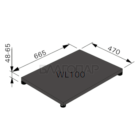 «Защитное основание Harvia WL 100 (для Harvia Legend)3» – 3