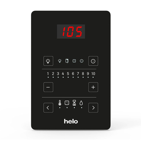 «Электро печь HELO HIMALAYA 105 Helo-WT Elite (10,5 кВт, черная с пультом Elite в комплекте)3» – 4