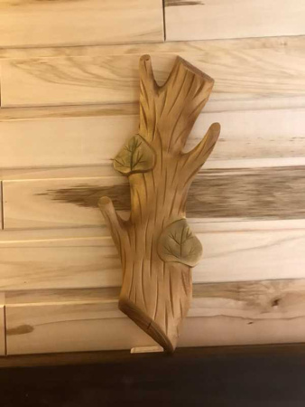 «Вешалка Ветвь вертикальная . Кавказская липа тонированная3» – 3