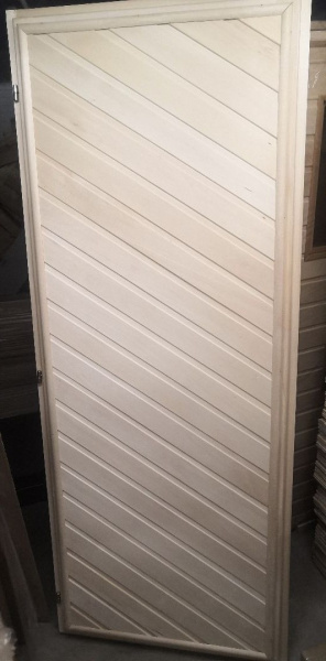 «Дверь из липы "Тула" глухая (2000х800мм) левые петли1» – 4