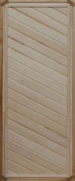 «Дверь из липы "Тула" глухая (2000х800мм) левые петли1» – 3