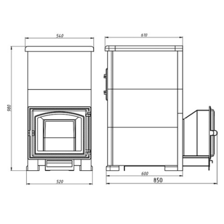 «Везувий Комплект Легенда Русский пар 18 (240), талькохлорит, S-403» – 3