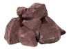Камень Кварцит МАЛИНОВЫЙ Колотый (70 x 150 мм), для д/печей3