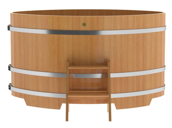 «Купель Bentwood из лиственницы овальная натуральная 1,08х1,75 h-1,11» – 2