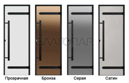 «Дверь стеклянная Harvia DA81902L Legend ALU 8x19 стекло серое3» – 3