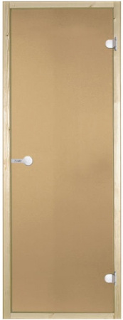 Дверь стеклянная Harvia D71901M 7/19 коробка сосна, бронза