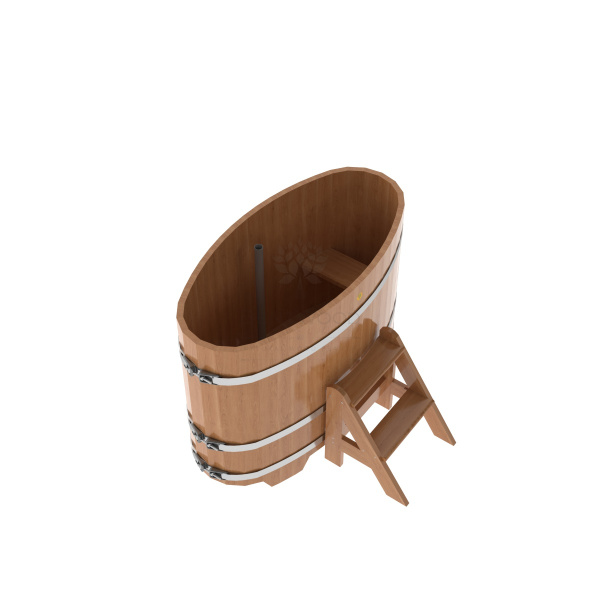 «Купель Bentwood дубовая овальная (натуральная) 0,69х1,31 h-1,01» – 5