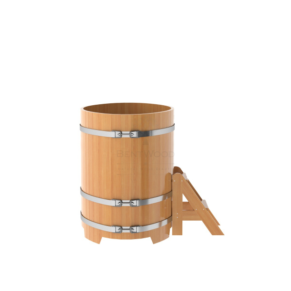 «Купель Bentwood из лиственницы овальная натуральная 0,8х1,42 h-1,11» – 3