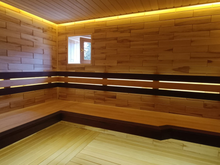 «Паркет стеновой Имитация Бруса Текстурированный (14х98мм)3» – 8