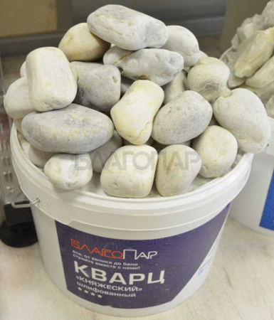 «Камень Кварц белый Шлифованный (40 x 80 мм), для э/печей3» – 2