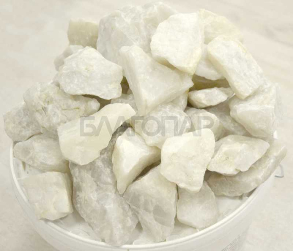 «Камень Кварц белый Колотый (40 x 80 мм), для э/печей1» – 4