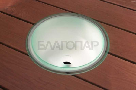 «Шайка Cariitti с водосливным отверстием и со светодиодной подсветкой Led3» – 3