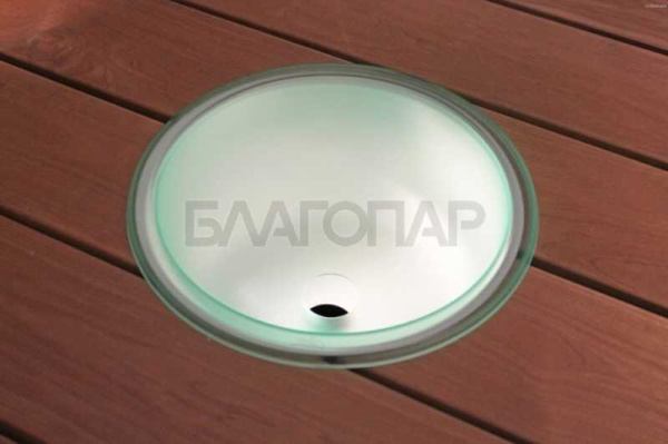 «Шайка Cariitti с водосливным отверстием и со светодиодной подсветкой Led1» – 3