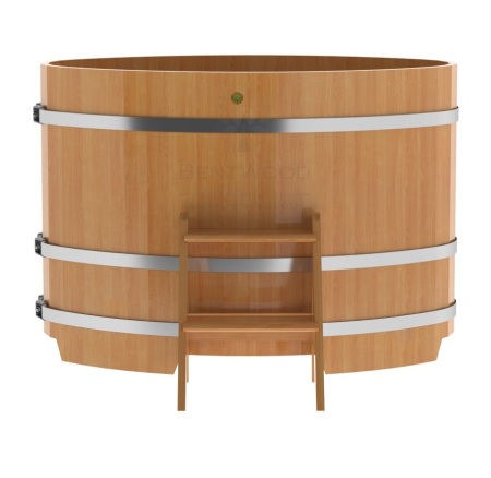 «Купель Bentwood из лиственницы овальная натуральная 0,69х1,31 h-1,03» – 6