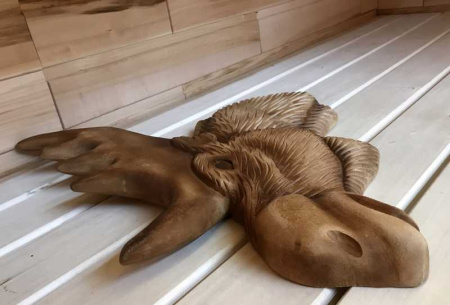 «Вешалка Лось. Кавказская липа тонированная3» – 4