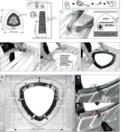 «Монтажный фланец (обод) Harvia HPI 1 (для Harvia Kivi)3» – 5