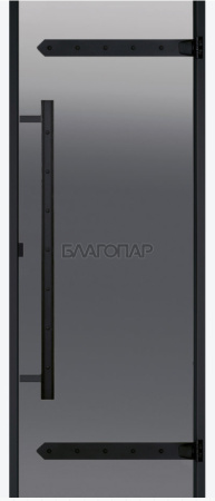 «Дверь стеклянная Harvia DA81902L Legend ALU 8x19 стекло серое3» – 2