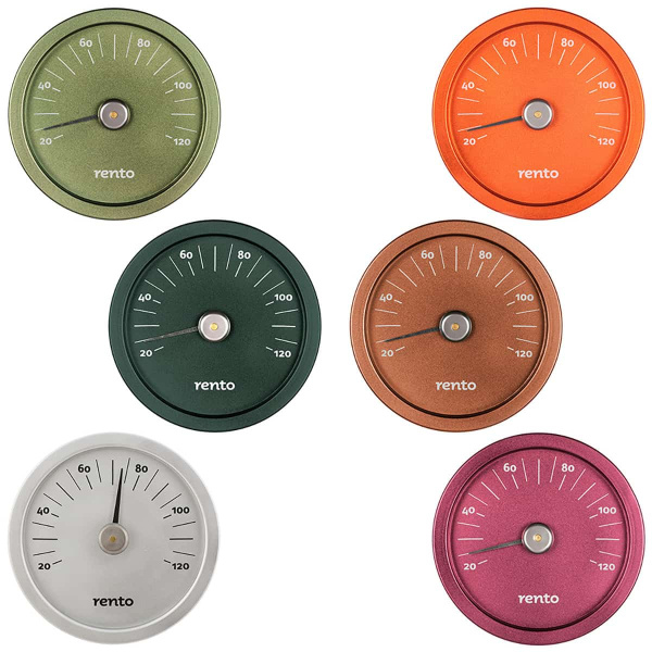 «Термометр RENTO алюминиевый круглый для сауны, облепиха, артикул 2637921» – 3