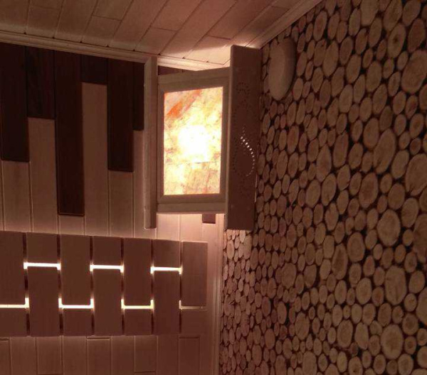 «Абажур Угловой липа с гималайской солью и узором1» – 3