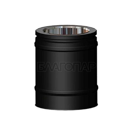 «Шидель PERMETER 25 элемент трубы 250 мм. 4c, внутр. 200 мм., внешн. 250 мм., чёрный3» – 4