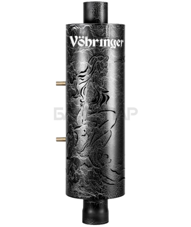 «Ферингер Дымоход стартовый с резной корзиной и рег. конвекцией + регистр D115мм L 1м. ц. черный РКШ3» – 2