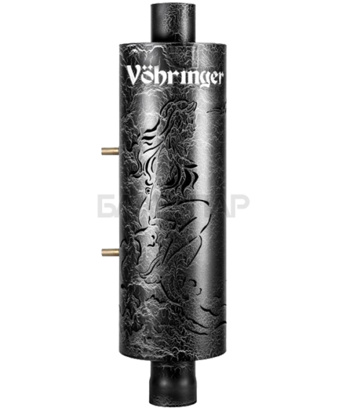 «Ферингер Дымоход стартовый с резной корзиной и рег. конвекцией + регистр D115мм L 1м. ц. черный РКШ1» – 2