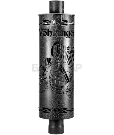 «Ферингер Дымоход - конвектор стартовый с резной корзиной D115мм L 1м. цвет антик РКШБ3» – 4