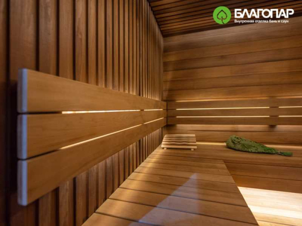 «Термо Полок Липа (26х90мм) длина 0,5м - 0,9м1» – 3