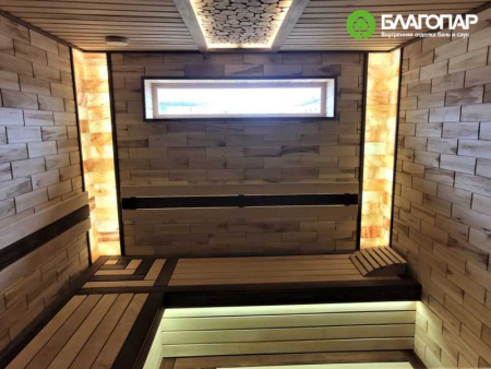 «Паркет стеновой Имитация Бруса Текстурированный (14х98мм)3» – 7