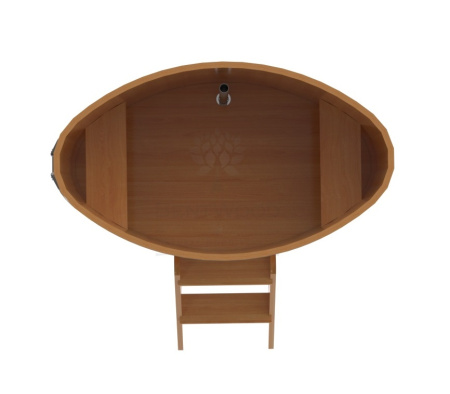 «Купель Bentwood из лиственницы овальная натуральная 0,69х1,31 h-1,03» – 4