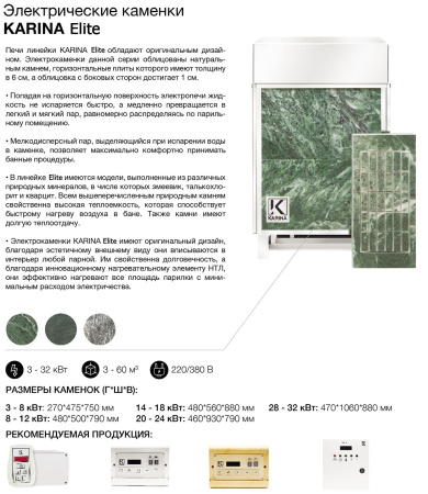 «Электрическая печь KARINA Elite 8 mini Талькохлорит3» – 3